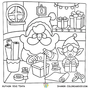 a imprimer coloriage Merry Lights gratuit