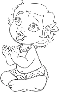 imprimer coloriage Moana 2