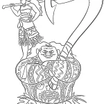 coloriage Moana 2 en ligne pour enfant