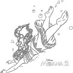 coloriage Moana 2 gratuit a imprimer