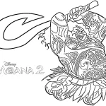 coloriage Moana 2 en ligne