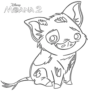 coloriage Moana 2 pour enfant gratuit