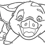 coloriage Moana 2 a colorier en ligne