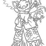 coloriage Moana 2 pour enfant de 10 ans