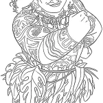coloriage Moana 2 en ligne pour enfant