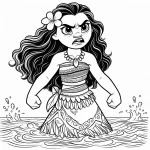 a imprimer coloriage Monana 2 gratuit