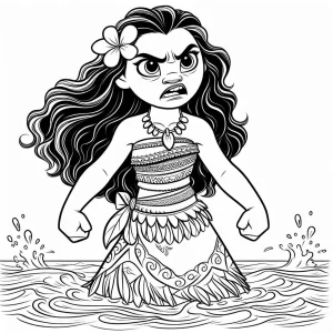 a imprimer coloriage Monana 2 gratuit