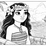 coloriage Monana 2 a imprimer gratuitement