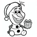 imprimer coloriage Noël Disney