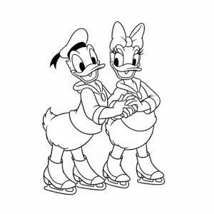 coloriage Noël Disney pour enfant de 7 ans
