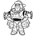 coloriage Noël Disney pour enfant de 3 ans
