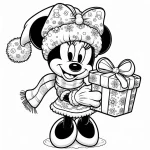 coloriage Noël Disney a colorier en ligne