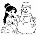 télécharger coloriage Noël Disney gratuit