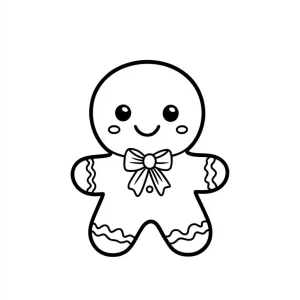 télécharger coloriage Noel Kawaii gratuit