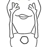 coloriage Olaf pour enfant