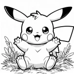 coloriage Pikachu en ligne