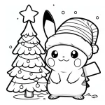 coloriage Pikachu à imprimer pour enfant de 7 ans