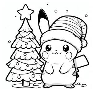 coloriage Pikachu à imprimer pour enfant de 7 ans