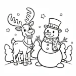 Renne de Noël
