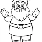 coloriage Saint Nicolas à imprimer pour enfant de 10 ans