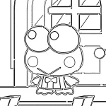 coloriage Sanrio à imprimer pour enfant de 2 ans