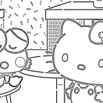 image de coloriage Sanrio pour enfant