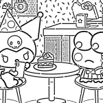 coloriage Sanrio à imprimer pour enfant de 10 ans