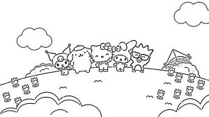 imprimer coloriage Sanrio