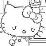 coloriage Sanrio pour enfant de 2 ans