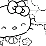 coloriage Sanrio a imprimer pour enfant de 4 ans