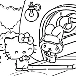 coloriage Sanrio à imprimer gratuit