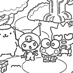 coloriage Sanrio pour enfants à imprimer