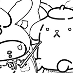 coloriage Sanrio à imprimer pdf