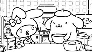 coloriage Sanrio a imprimer
