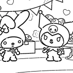 coloriage Sanrio pour enfants à télécharger