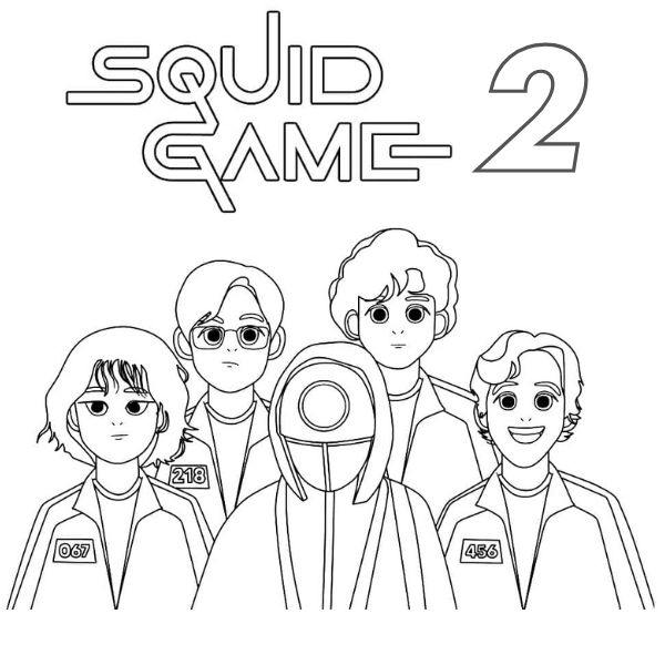 Tranh tô màu Squid Game 2