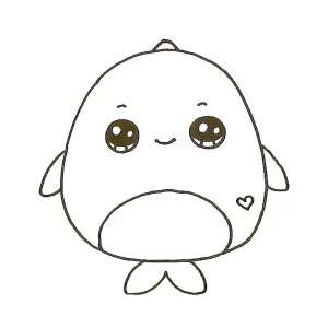coloriage Squishmallow pour enfant à imprimer