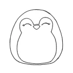 coloriage Squishmallow gratuit à imprimer