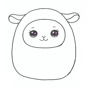 coloriage Squishmallow pour enfant de 8 ans