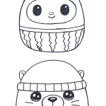 coloriage Squishmallow pour enfant de à imprimer