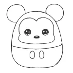 coloriage Squishmallow pour enfants a imprimer gratuit