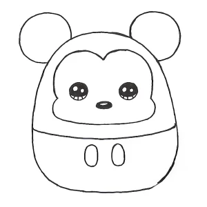 coloriage Squishmallow pour enfants a imprimer gratuit