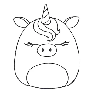 imprimer coloriage Squishmallow