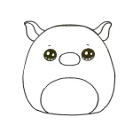 coloriage Squishmallow à imprimer pdf