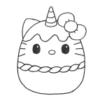 coloriage Squishmallow pour enfant