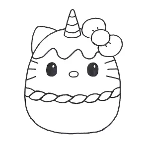 coloriage Squishmallow pour enfant