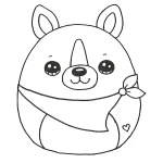 coloriage Squishmallow d