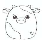 coloriage Squishmallow à imprimer pour enfant de 8 ans