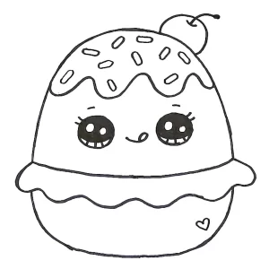 coloriage Squishmallow pour enfants a imprimer gratuit