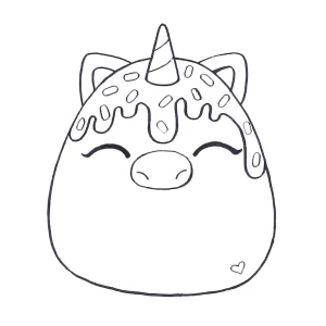 coloriage Squishmallow pour enfants à imprimer